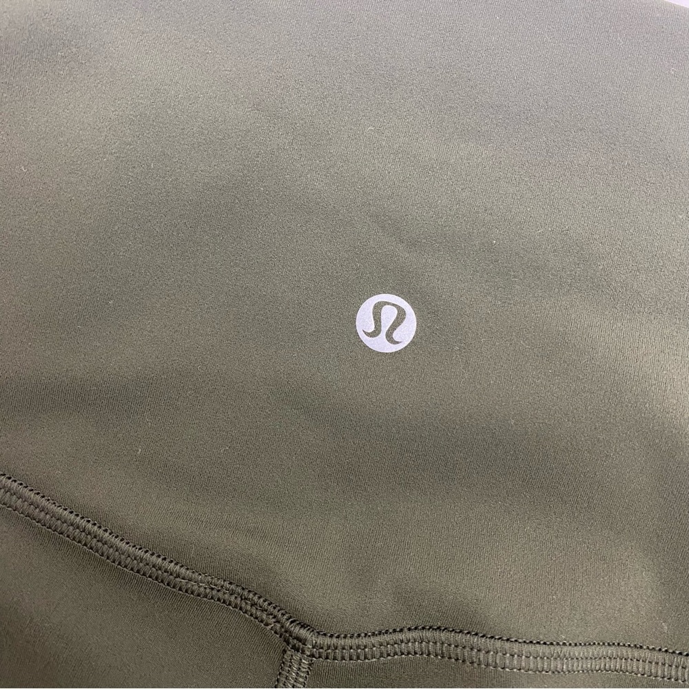 Lululemon Align High Rise Pant II 25” Leggings: Dark Olive Green - Picture 6 of 8